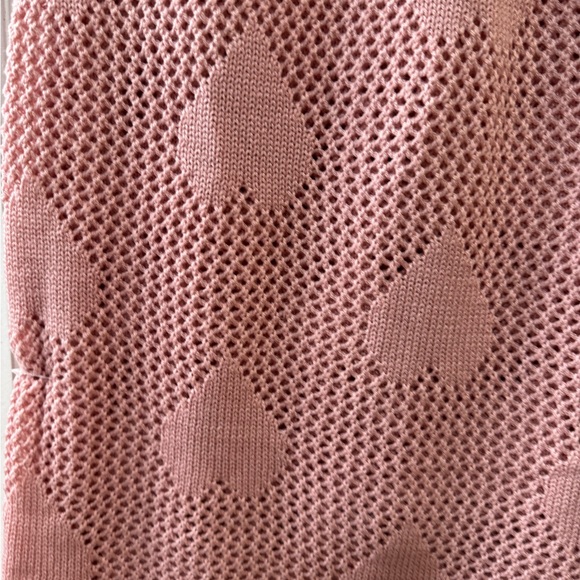 Cupcakes and cashmere Valentine’s Day blanket crochet style NEW with tags - Picture 7 of 7